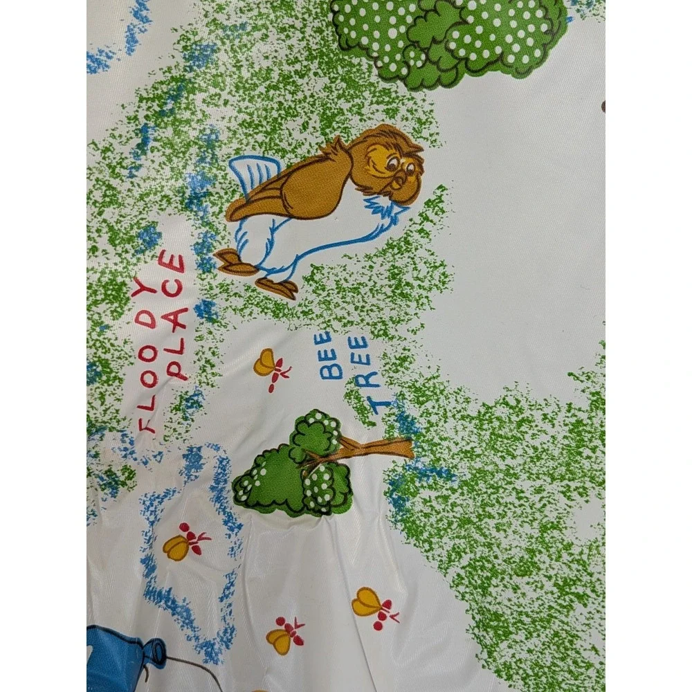 VNTG 1985!🚨Classic Winnie The Pooh Wipeable Activity Play Floor Mat Sensory 38